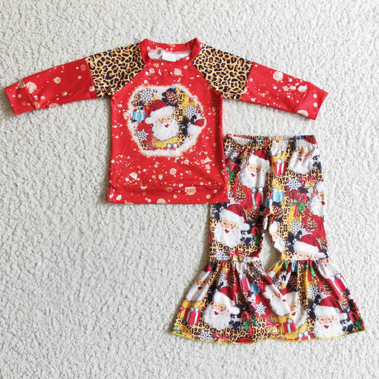5.5 GLP0323 Girls Christmas Santa Red Outfits