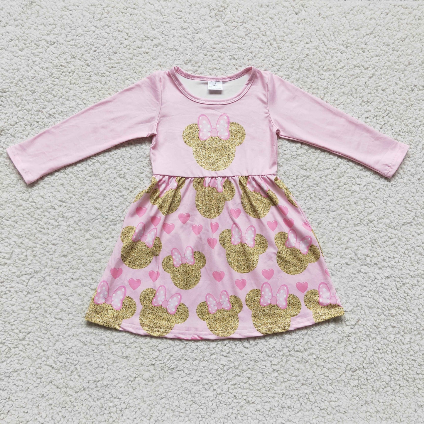 Girls Pink Cartoon dress