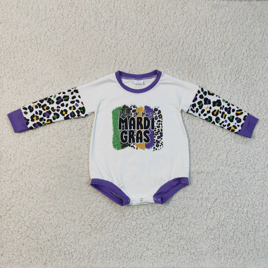 Baby Mardi Gras Rompers