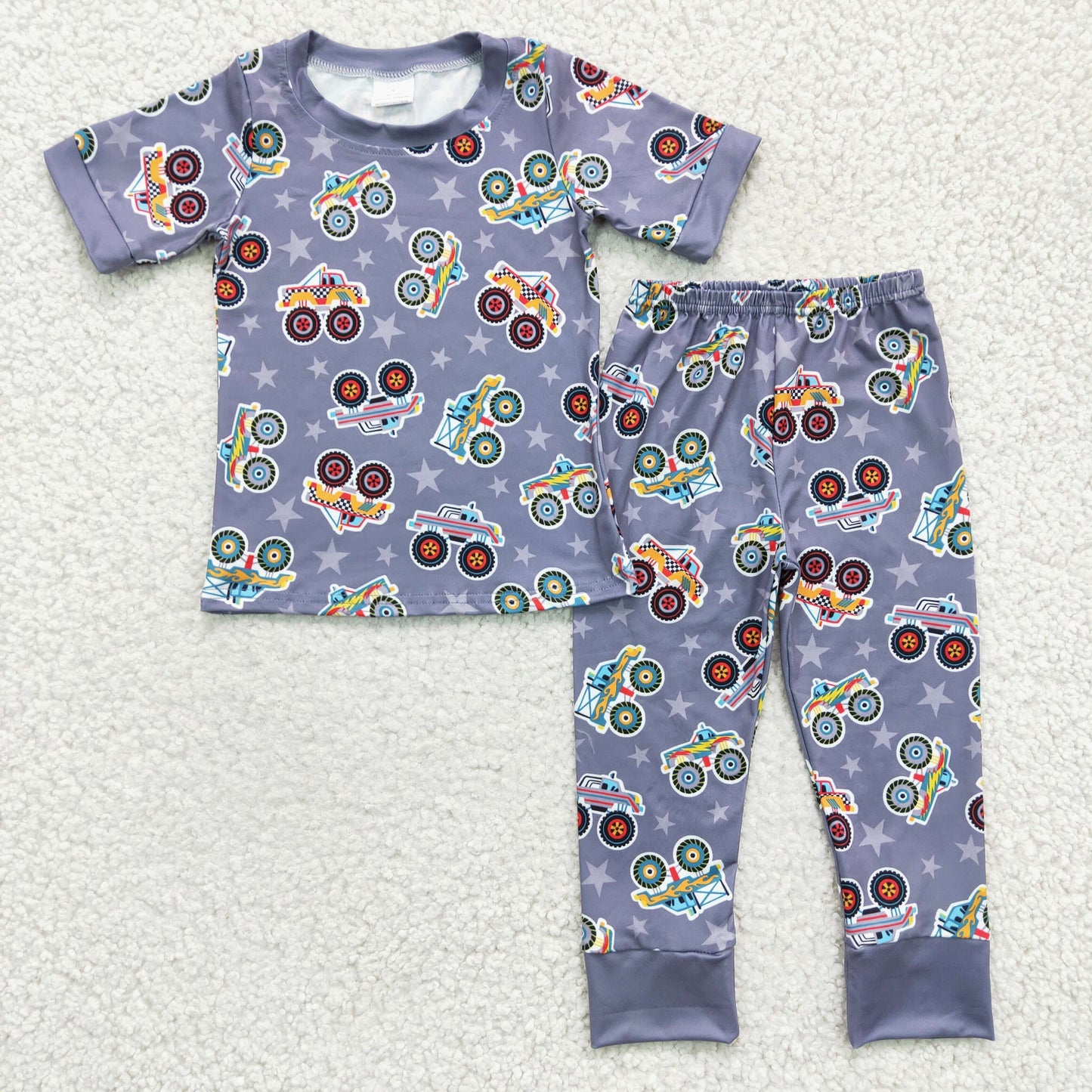 BSPO0039 Boys Truck Pajamas