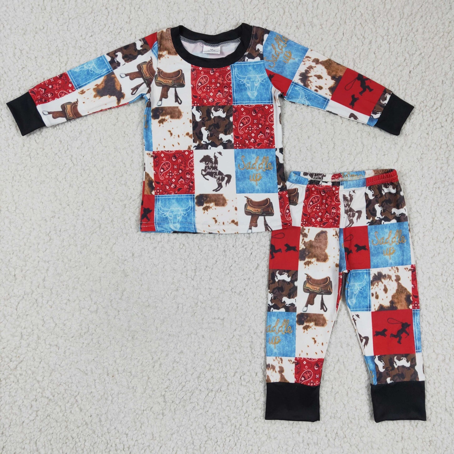 BLP0136 Boys Cow Pajamas