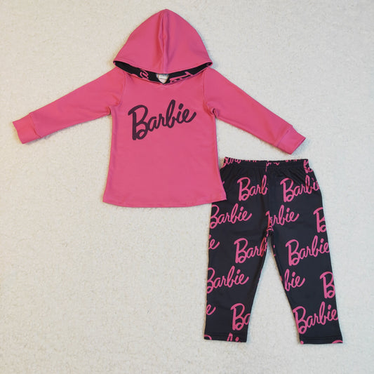 Girls Barbie Hoodies Long Sleeves