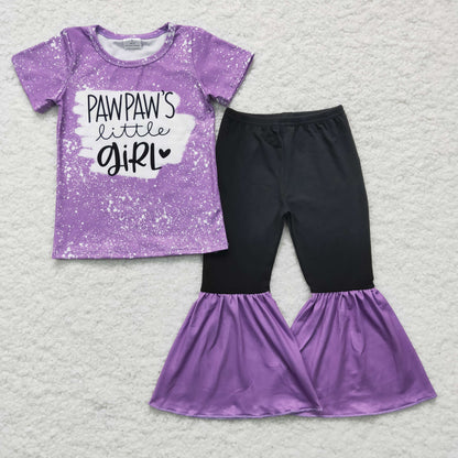 Paw Paw's Girl Purple Outfits