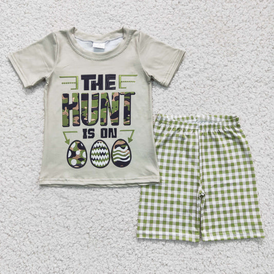 Boys Easter Hunt Green Outfits