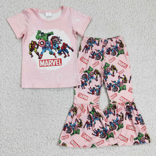 Girls Marvel Pink Outfits