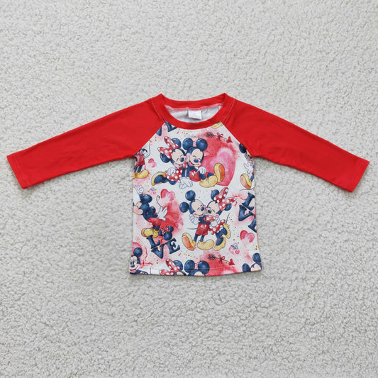 Boys Valentine Cartoon Top Shirt