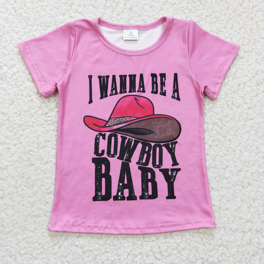 Girls Cowboy Babe Top shirt