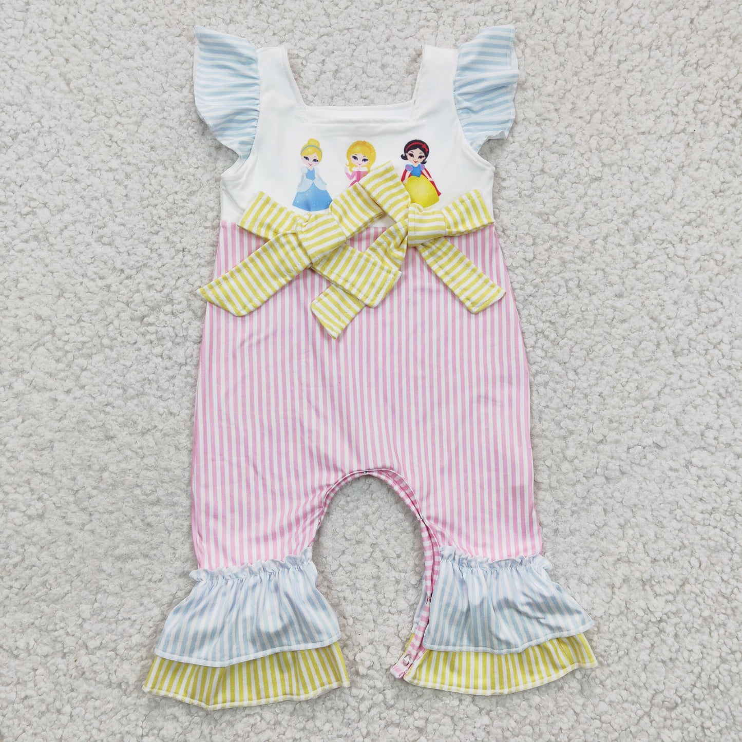 Girls Princess Rompers