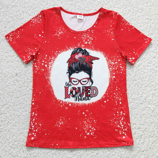 Adults Loved MAMA Red T-shirt