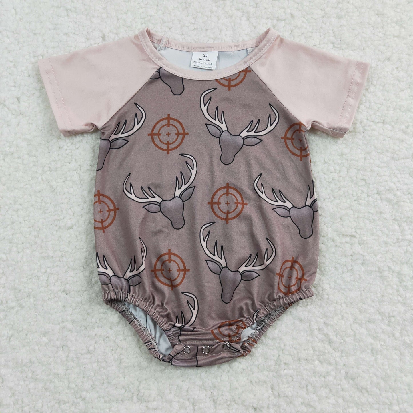 Baby Boy Cow Rompers