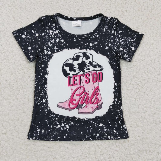 Girls Let's Go Top Shirt