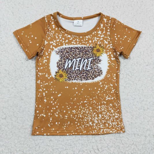 Girls Mini Top Shirt Short Sleeves