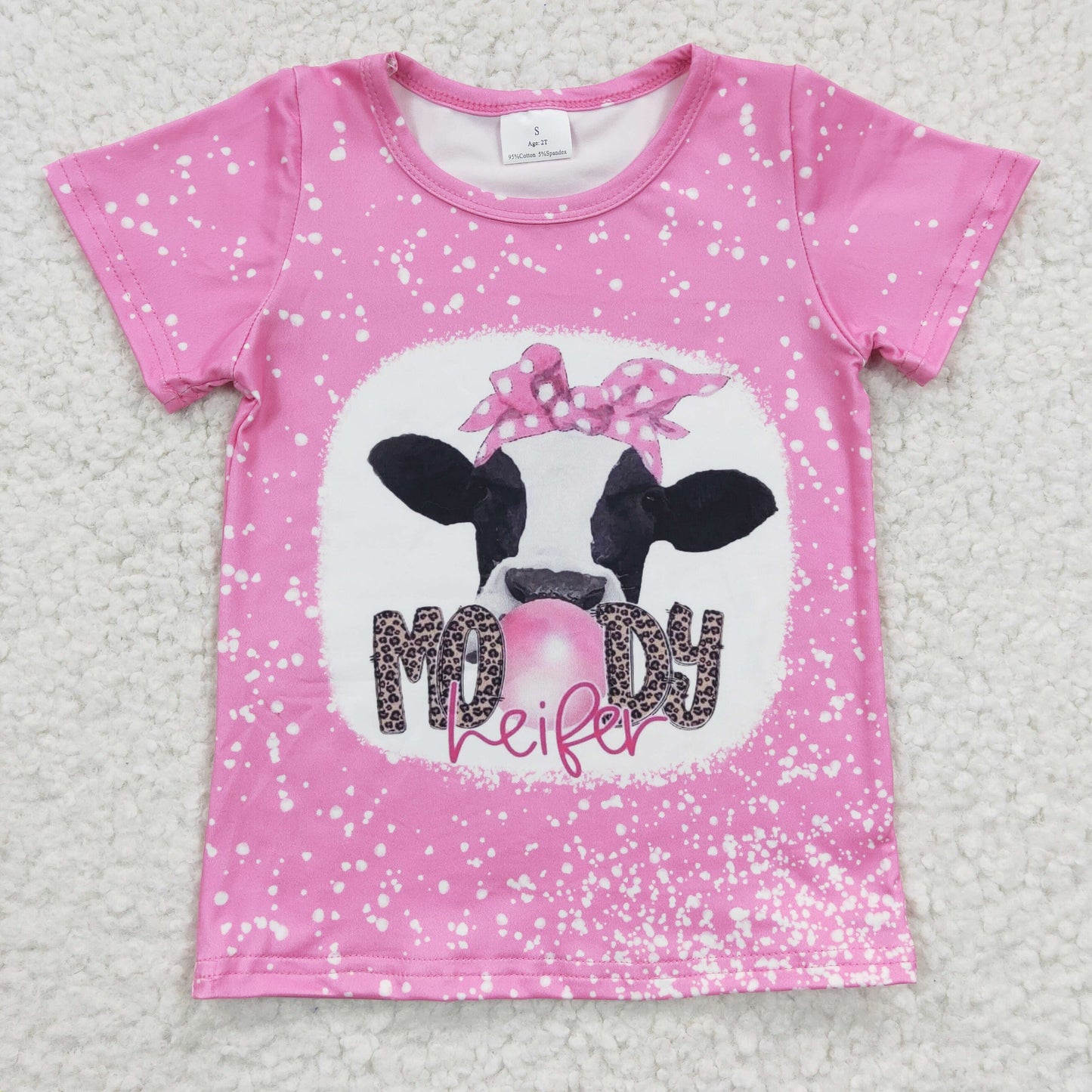 Girls Moody Pink Top shirt