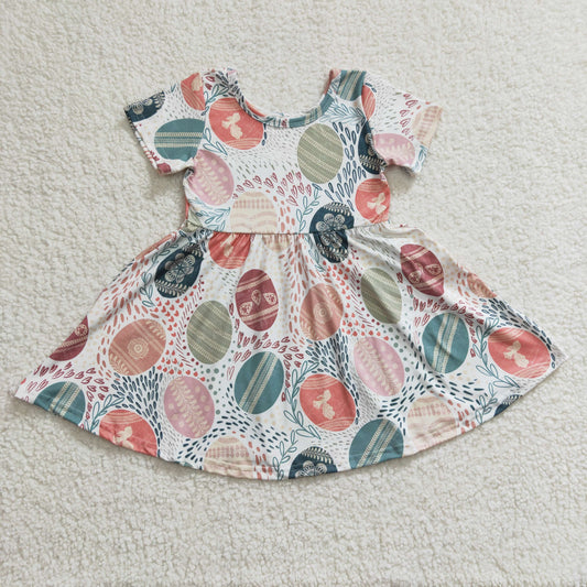 Girls Easter Eggs Dress