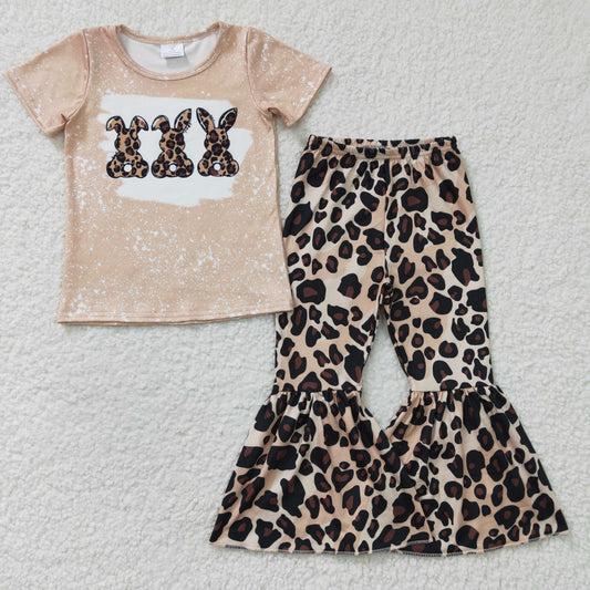 Girls Easter Bunny Leopard Outfits