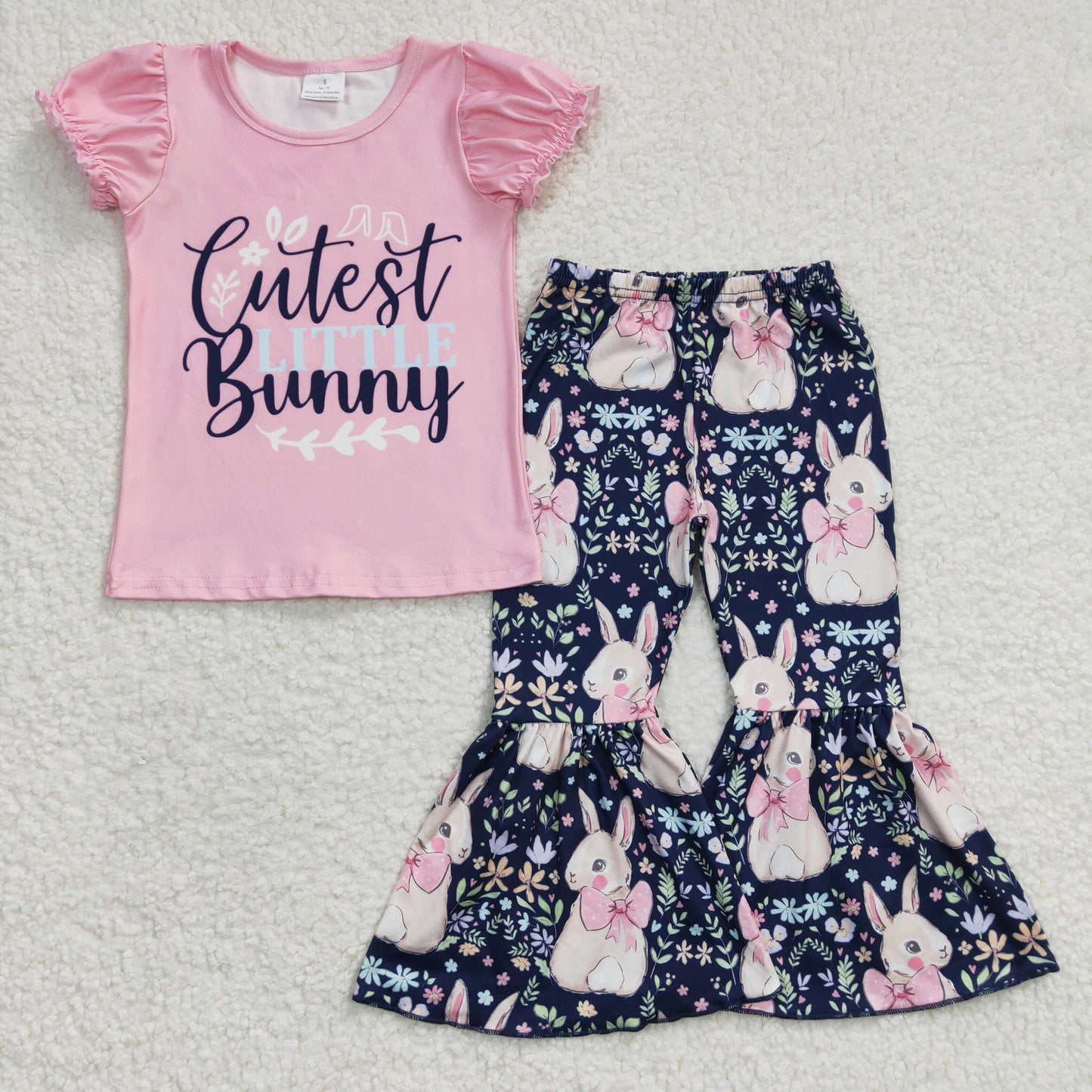 Girls Easter Bunny Pink Outfits