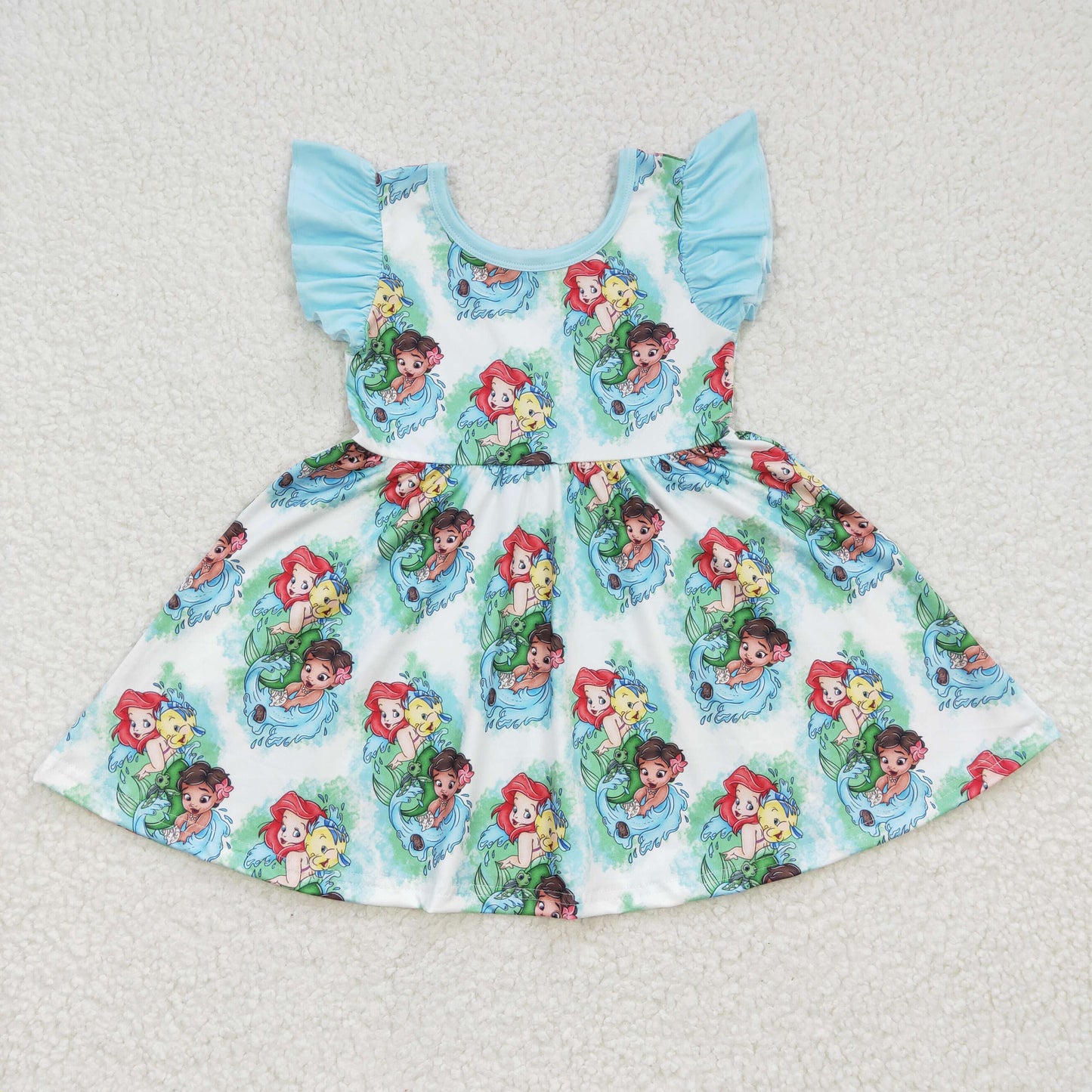 Girls Mermaid Fish Dress