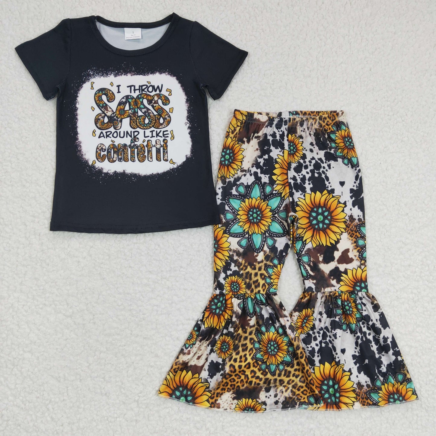 Girls Sass Sunflowers Outfits