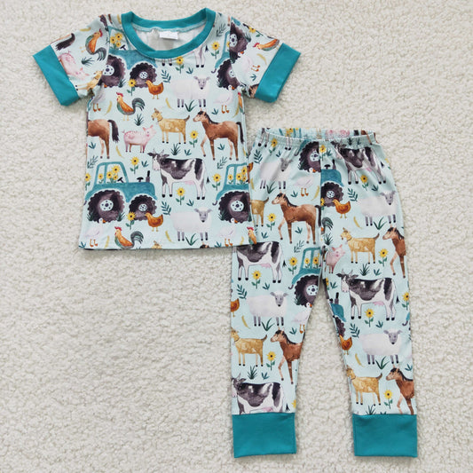 Boys Farm Animals Pajamas