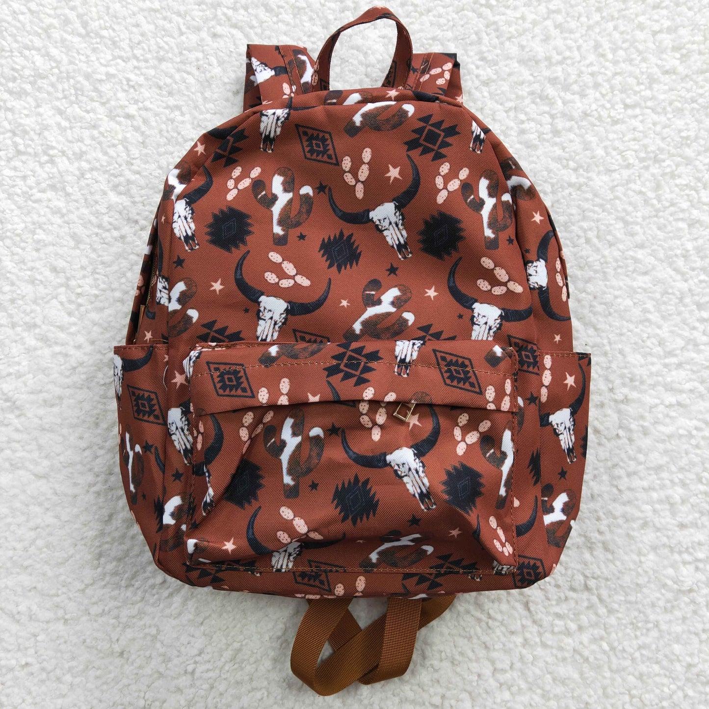 Brown Cow Print Backpack  10 * 13.9 * 4 inches