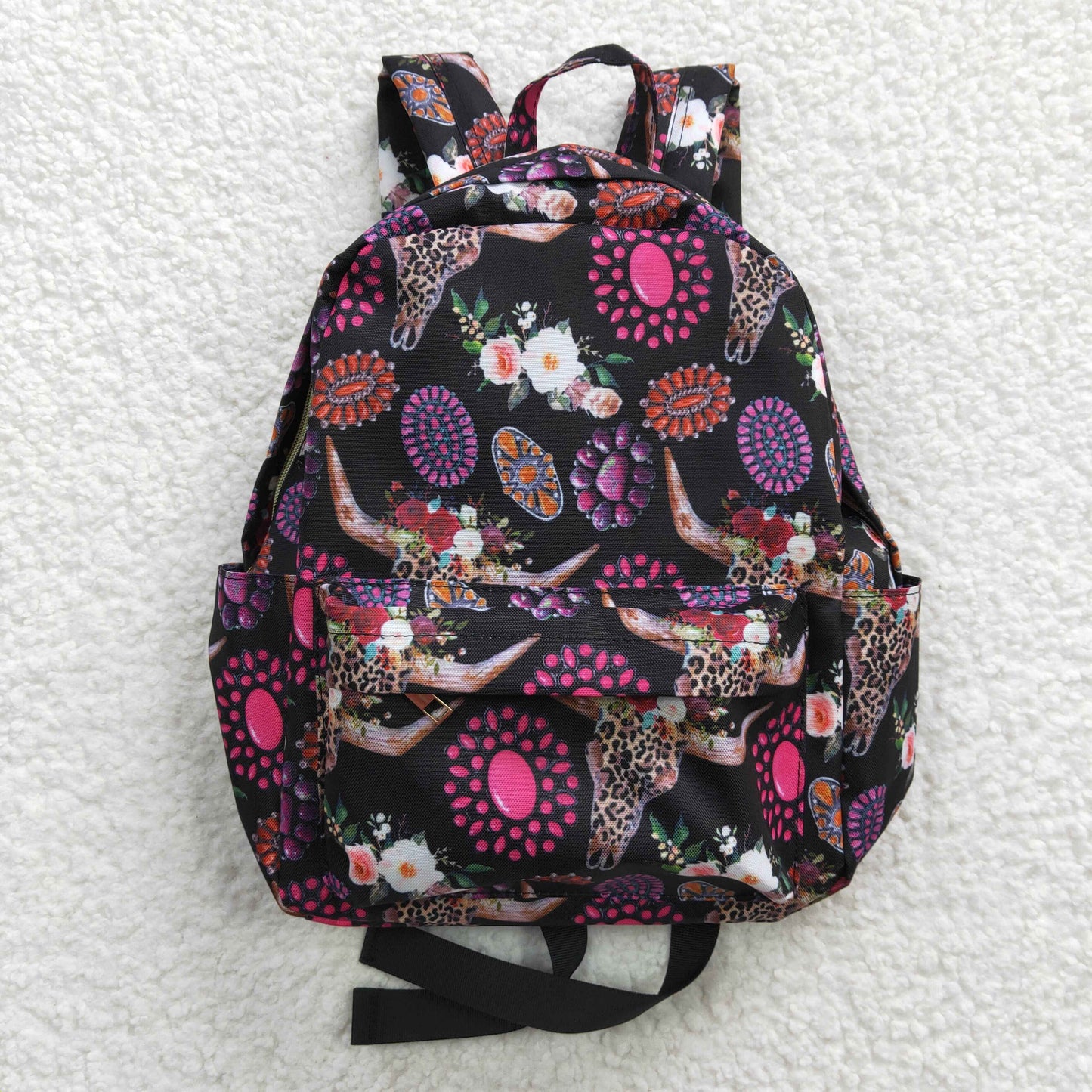 Brown Cow Print Backpack  10 * 13.9 * 4 inches