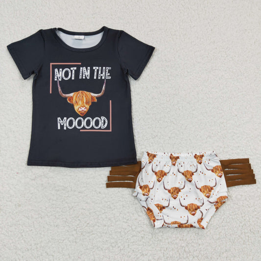 Girls Moody Cow Bummies Set