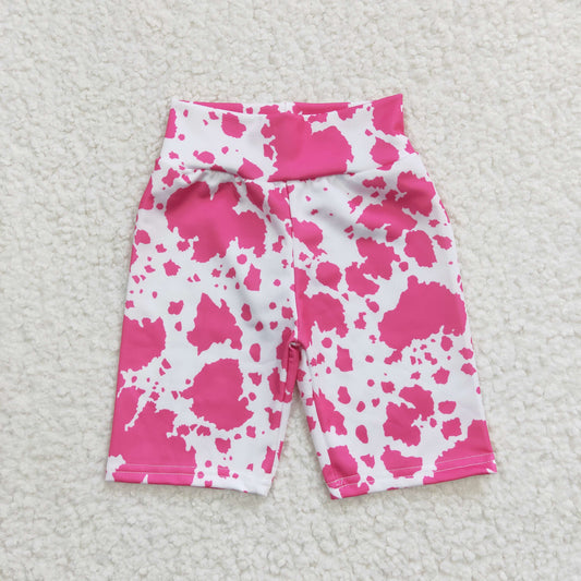 Girls Pink biker shorts