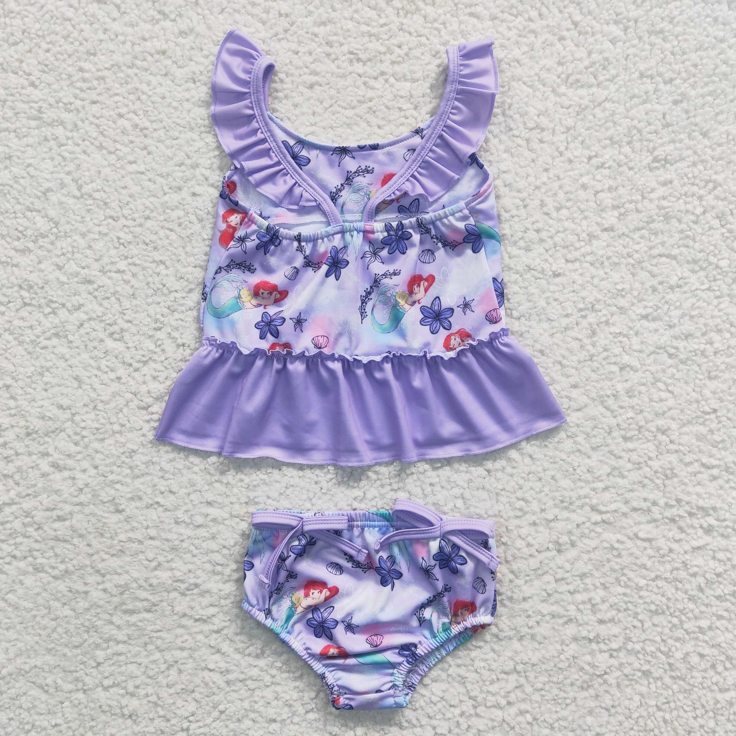 Girls Mermaid Bathing Suit 2pcs