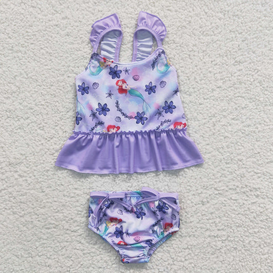 Girls Mermaid Bathing Suit 2pcs