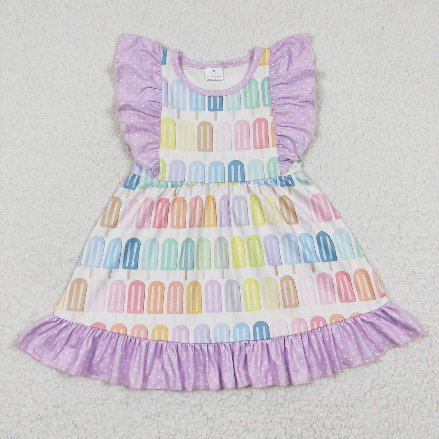 Girls Popsicle Purple Dress