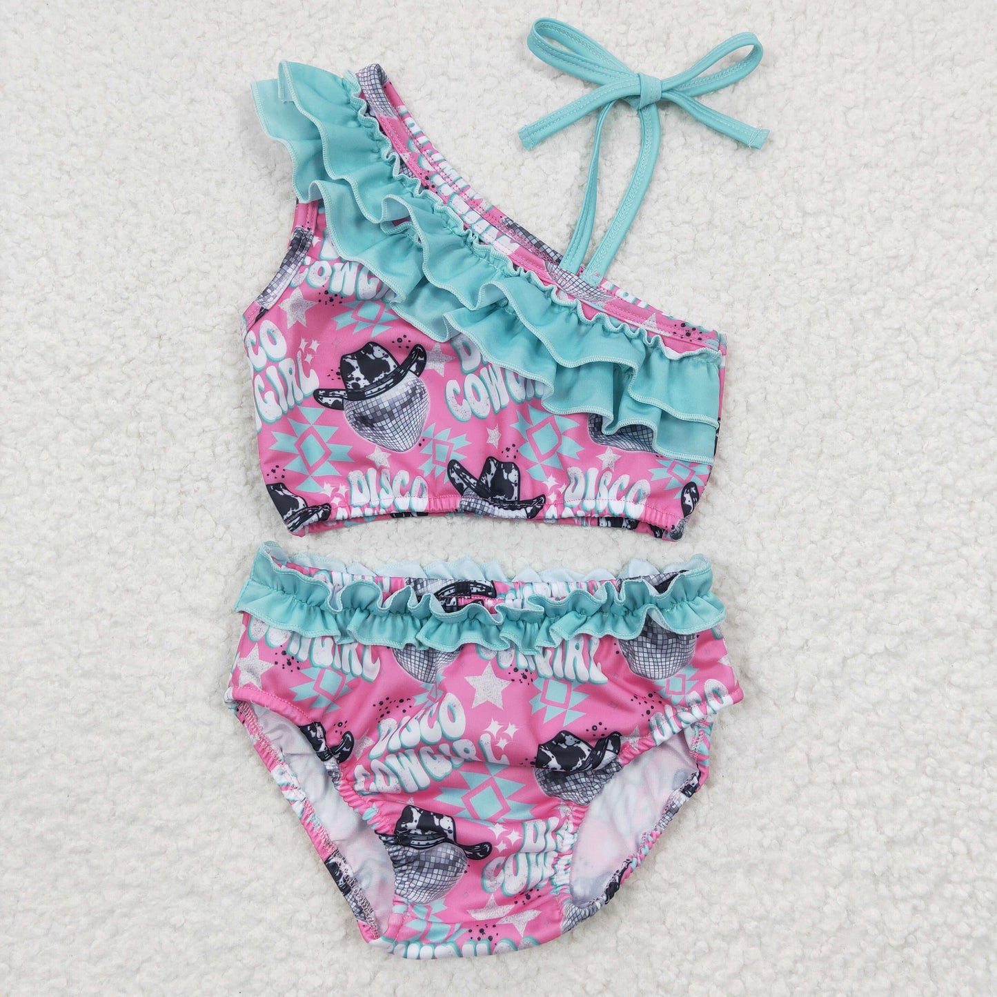 Girls Cowgirl Bathing Suit 1pcs