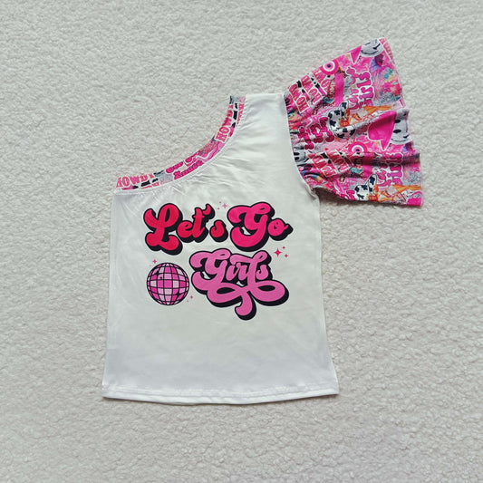 Let's Go Girls Pink Top Shirt