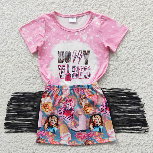 Girls Dolly Vibes Outfits Fringe Skirt