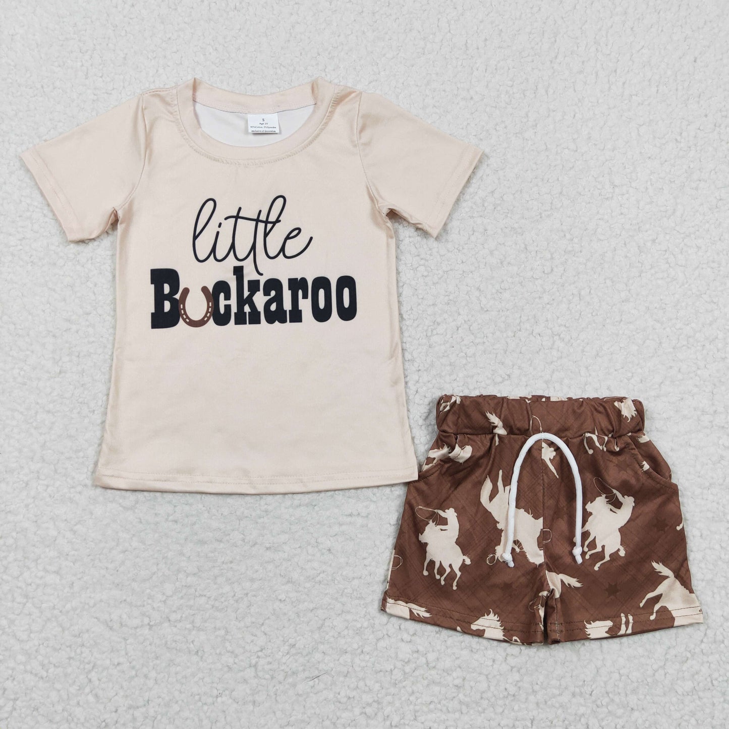 Boys Buckaroo Outfits Short Sleeves Shorts