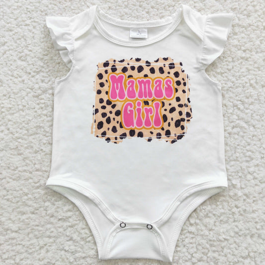 Mama's Girl Leopard Rompers