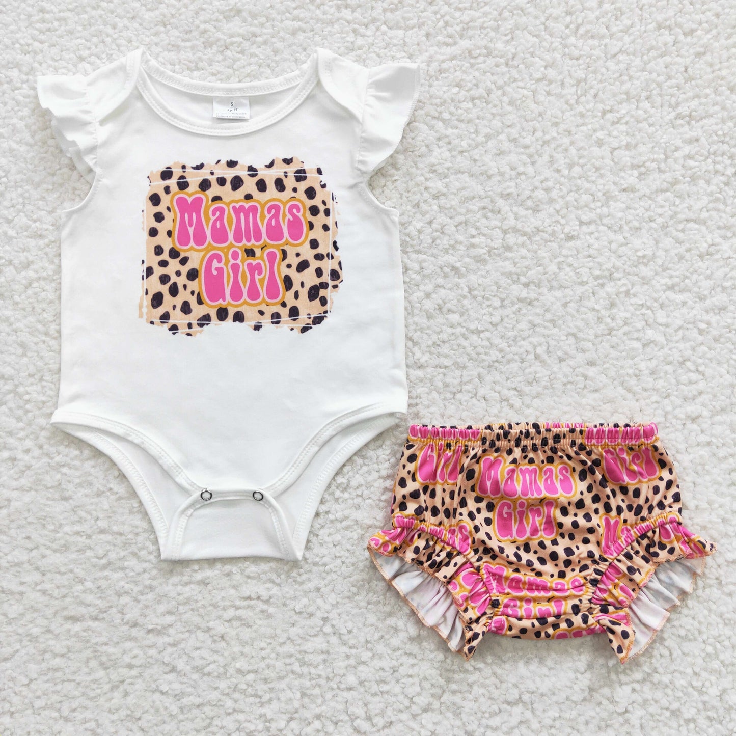 Baby Mama's Girl Leopard Bummies