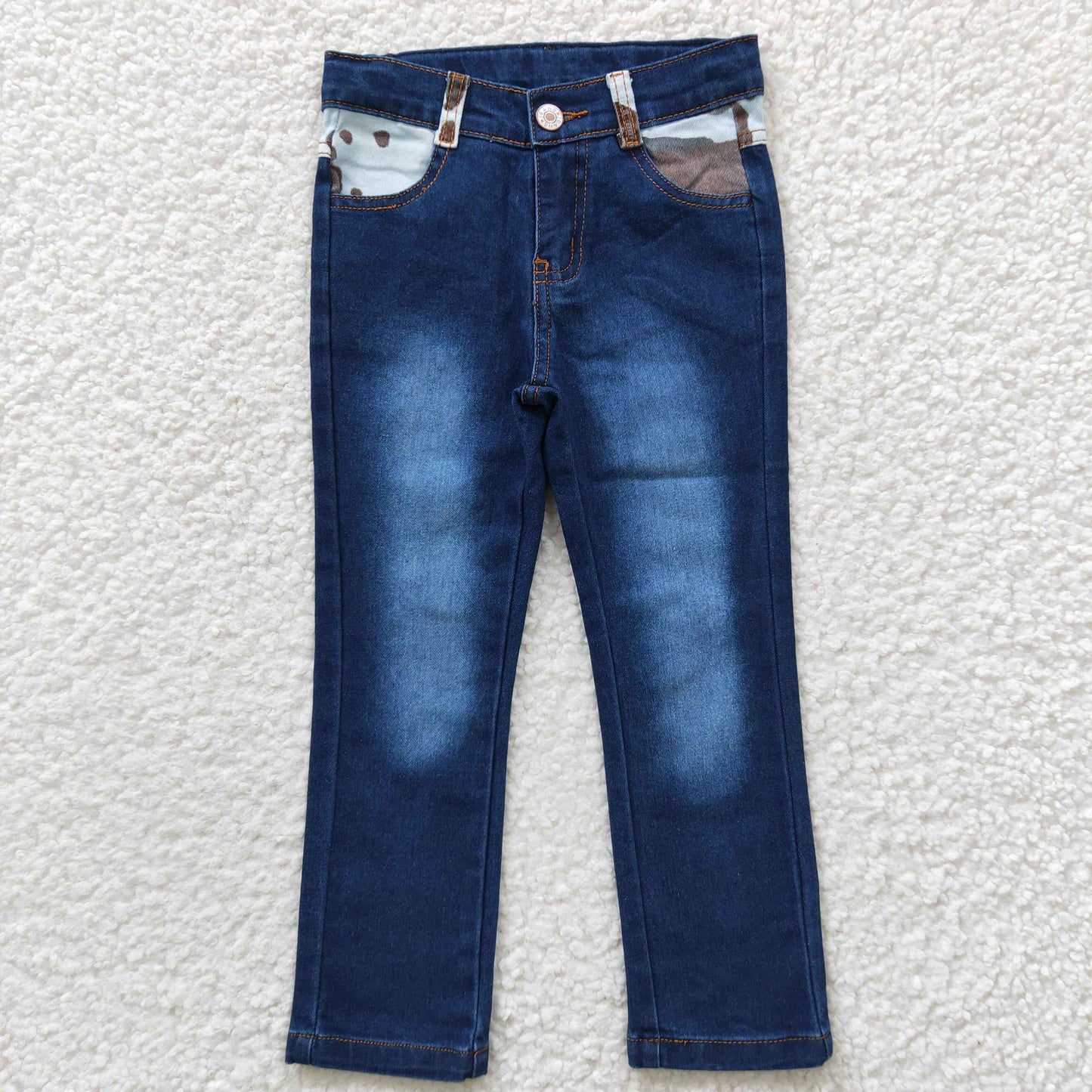 Girls Blue Jeans Pants