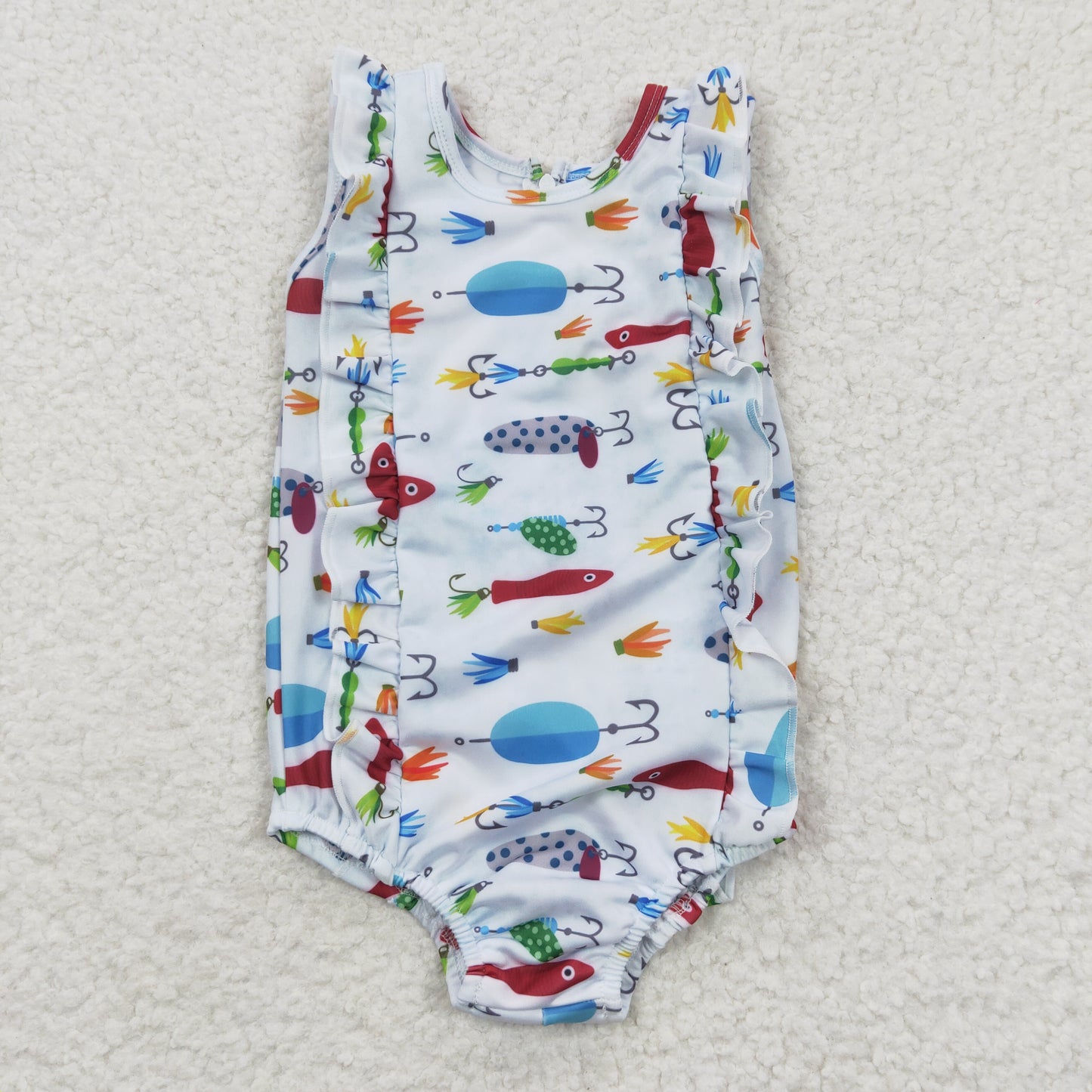 Girls Fishing Bathing Suit 1pcs