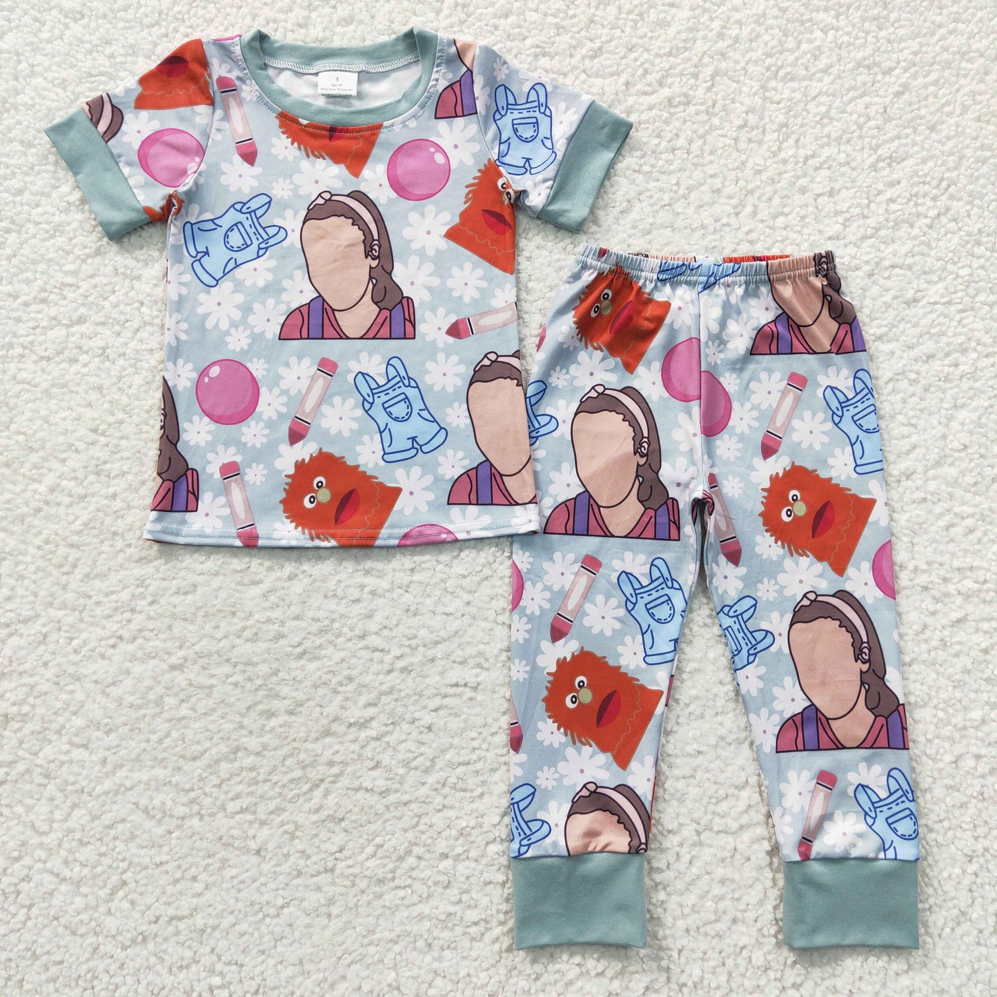 Boys ABC Cartoon Pajamas