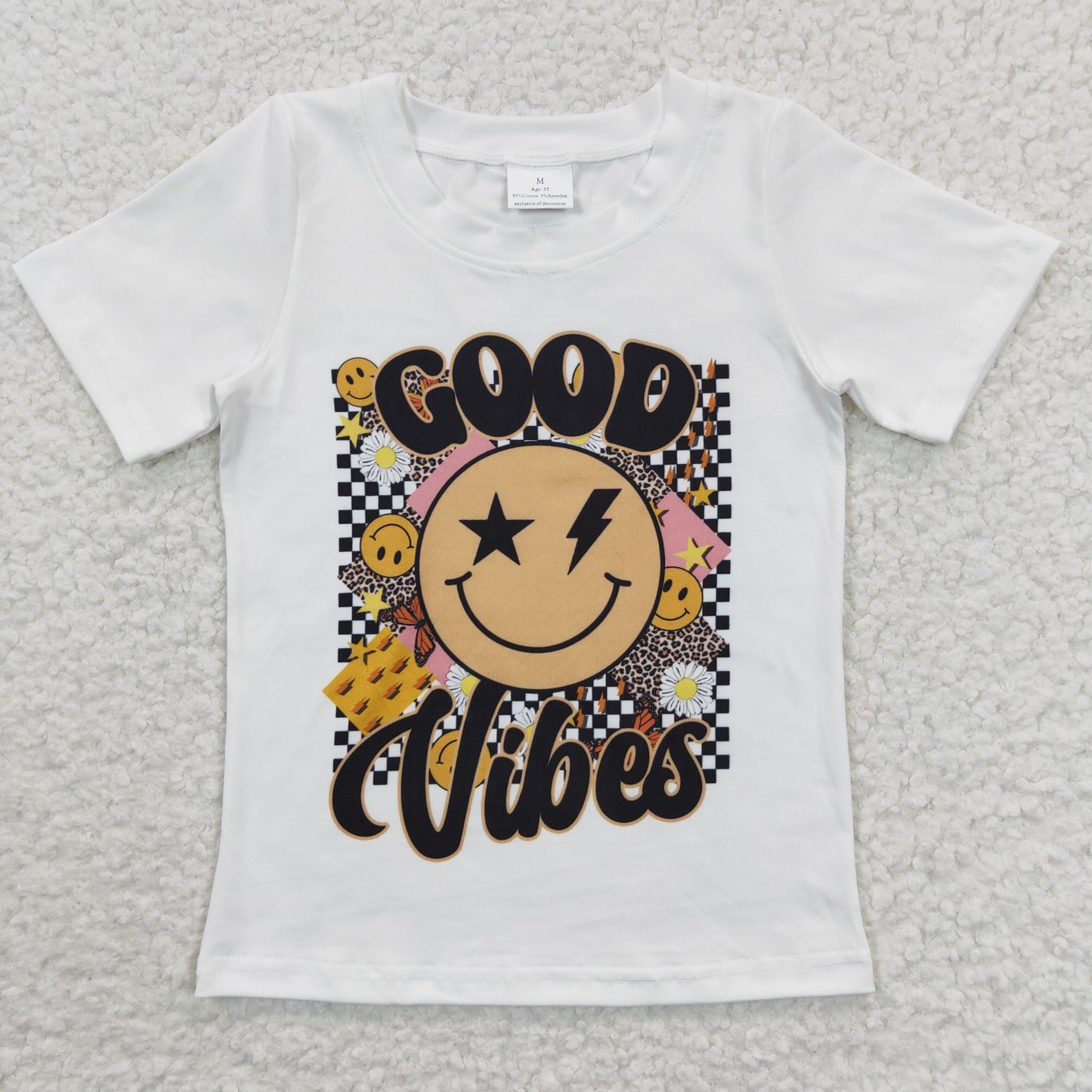 Boys Good Vibes T-shirt Short Sleeves