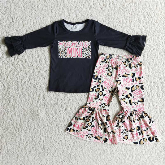 Girls Mamas Mini Outfits Long Sleeves Pants